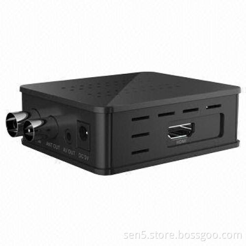 Mini DVB-T/T2/ISDB-T set top box, compliant 1080P HD STB, with extra display
